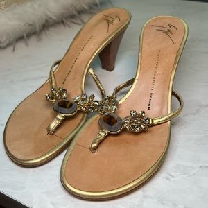 Giuseppe Zanotti Sandals Size 8.5. No signs of wear when put on!
